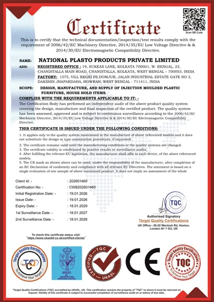 CE certificate, Howrah plant