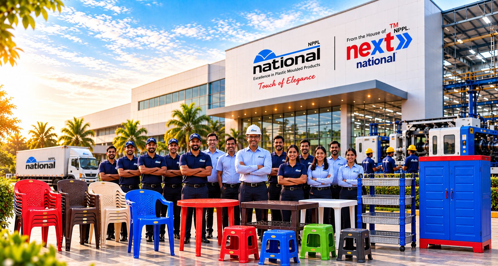 National Plasto distribution hub dispatching across India