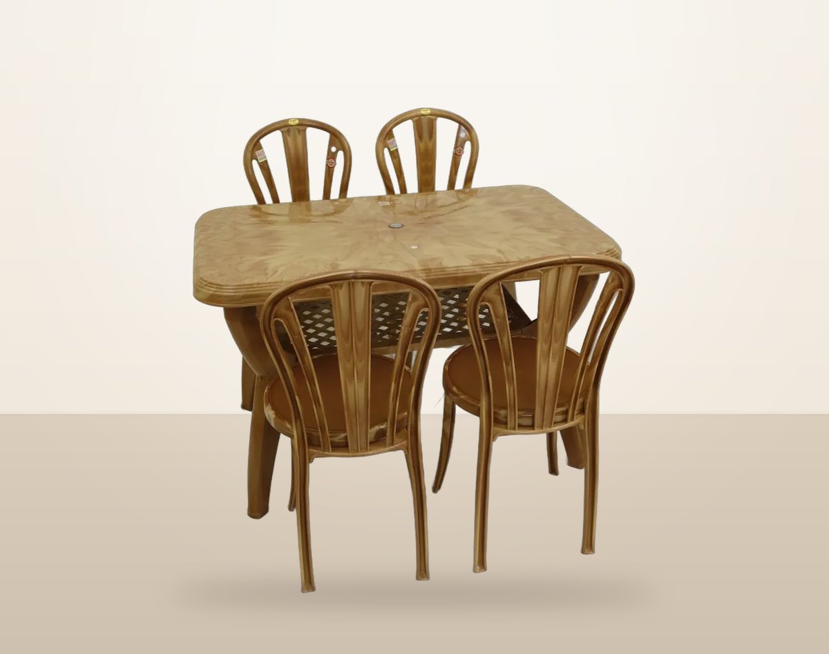 NEXT Cherish dining table with four Caliber chairs